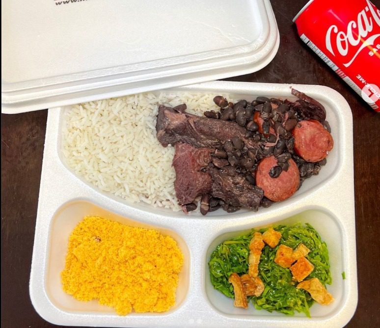 Marmita G, mais coca cola lata (gelada)